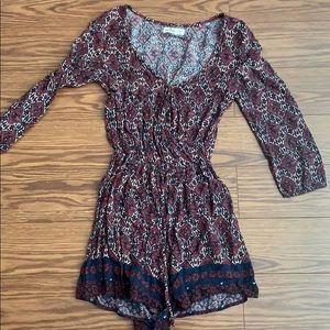 long sleeve romper